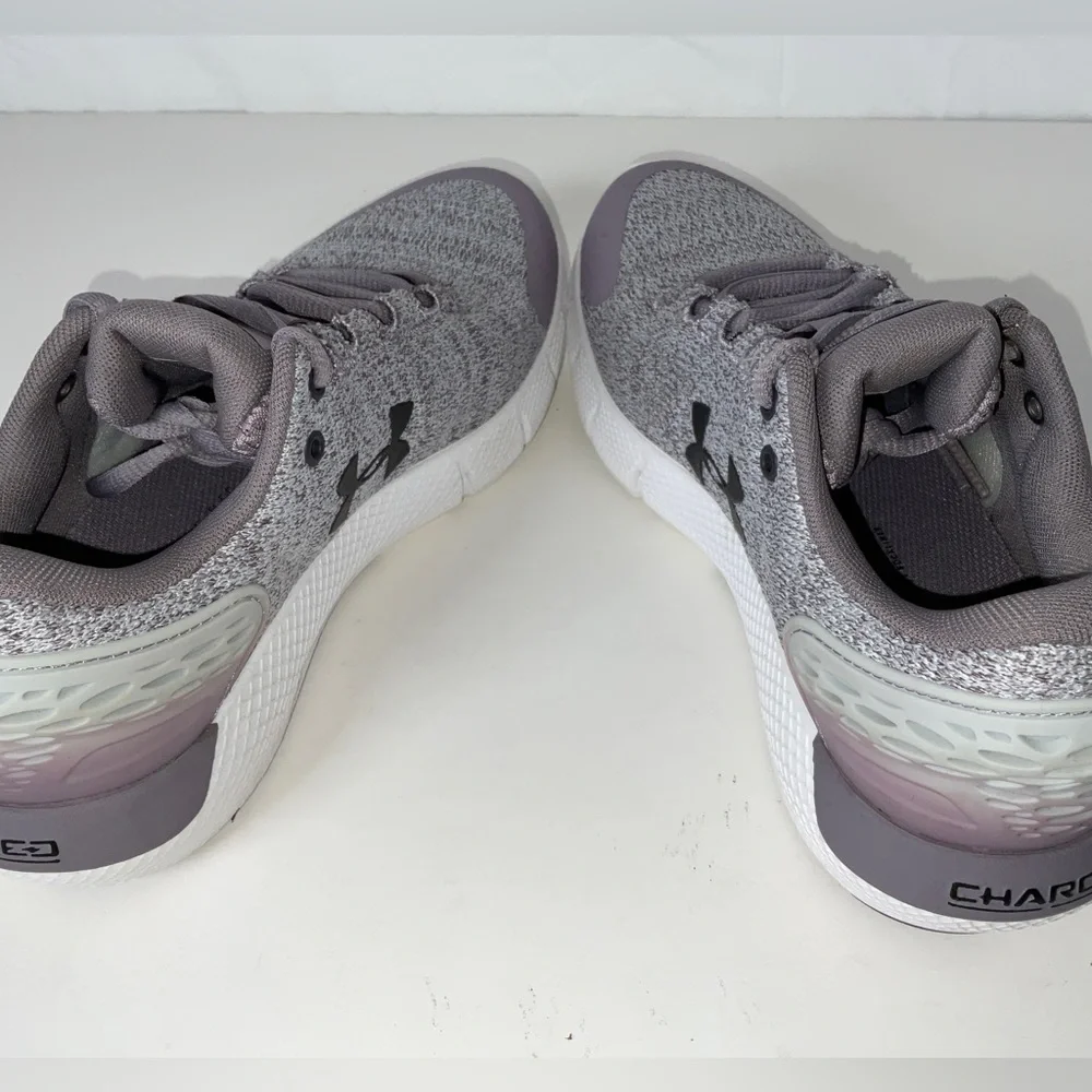 Women’s Under Armour Charged Rogue Running Shoes Sneakers Purple Gray Size‎ 6.5